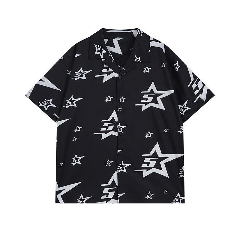 AMIRI Matching Sets Star Print Short-Sleeve Shirt and Shorts Set — 09