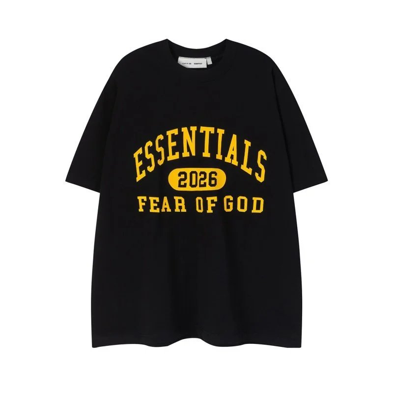 Fear of God Matching Sets Essentials logo crewneck T-shirt and shorts set — 04