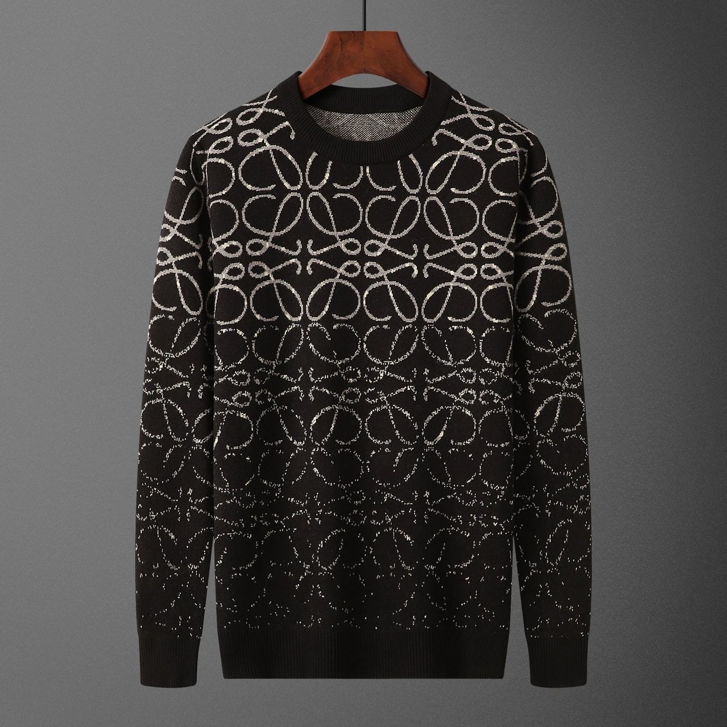 Prada Milano Logo Knit Sweater Navy with Orange Trim - 7