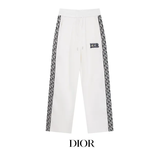 Dior Oblique Tape Sweatpants Black - 13