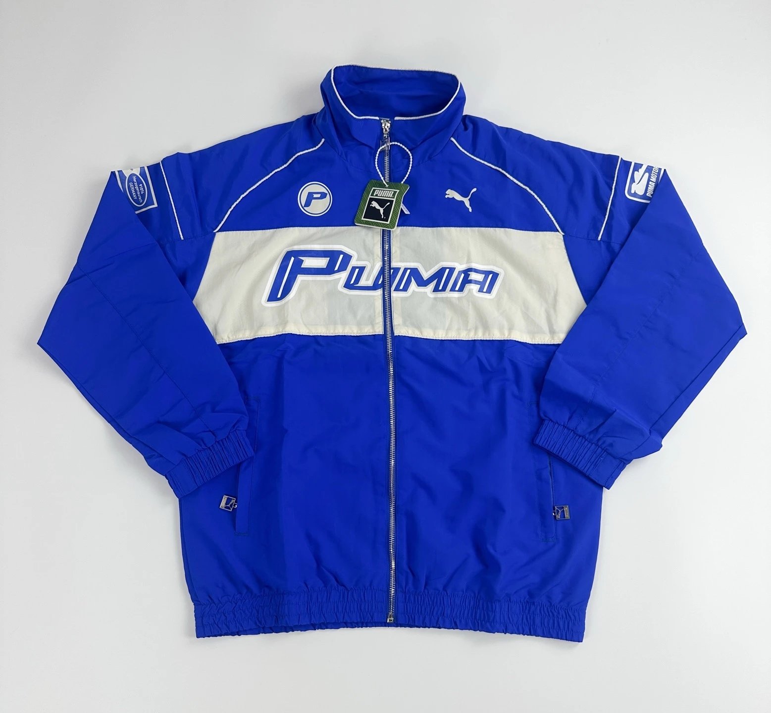 Puma Motorsport Windbreaker Blue and White Jacket - 1
