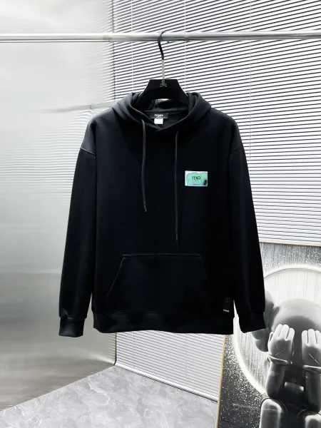 Louis Vuitton Monogram Embroidered Hoodie Black - 10