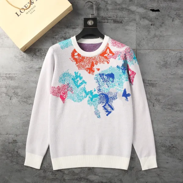 Loewe Multicolor Butterfly Knit Sweater - 11