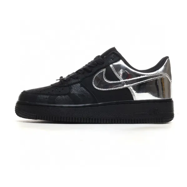 Nike Air Force 1 Low Off-White Inspired Beige Navy Sneakers - 6