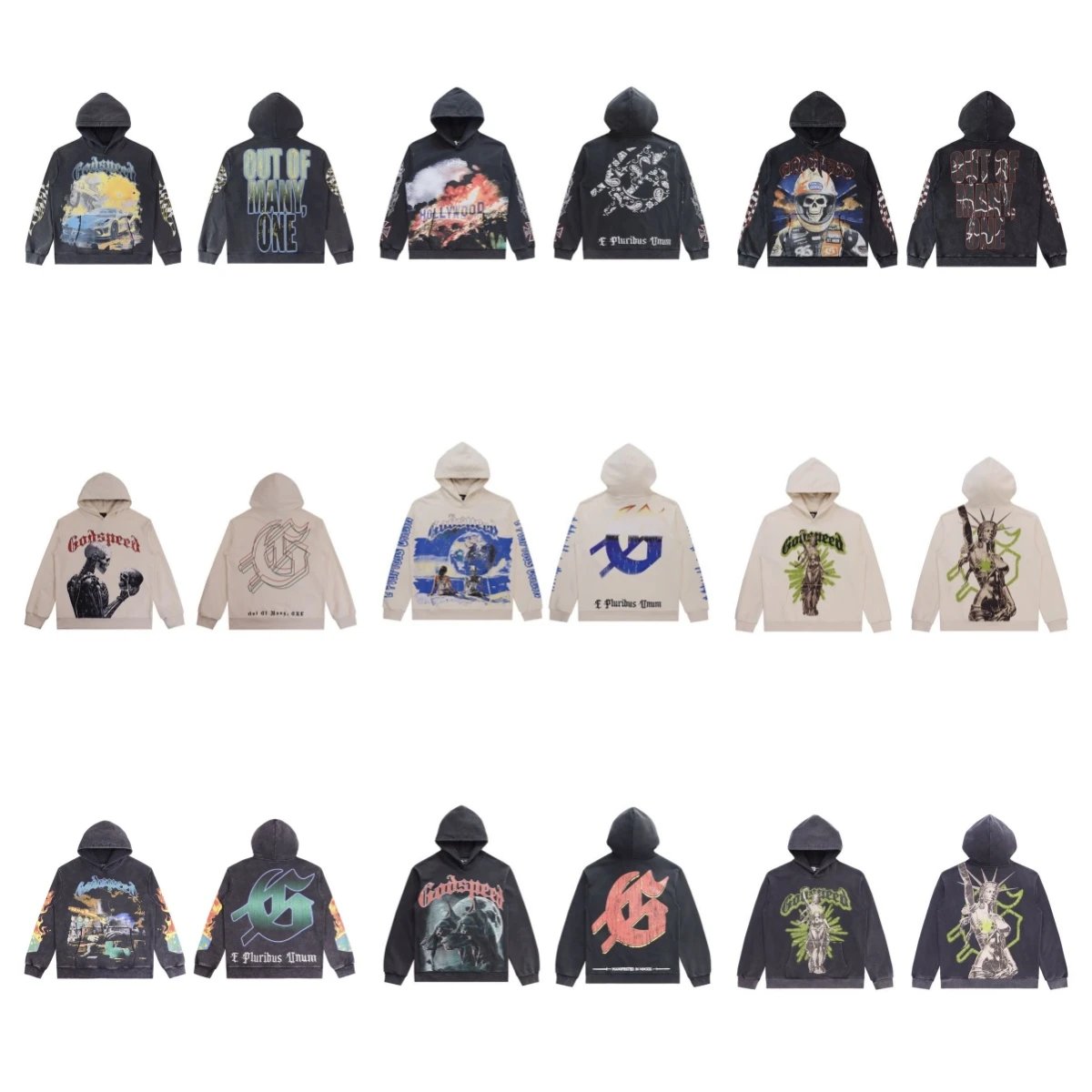 Hellstar Studios Graphic Hoodie Black - 3