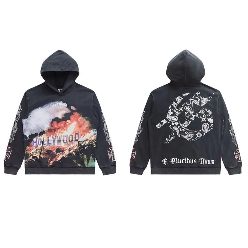 Hellstar Studios Graphic Hoodie Black - 4