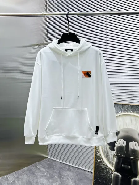 Louis Vuitton Monogram Embroidered Hoodie Black - 11