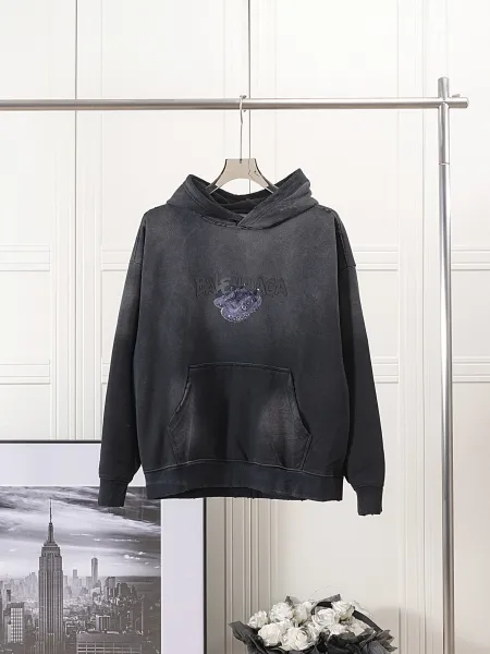 Louis Vuitton Monogram Embroidered Hoodie Black - 16