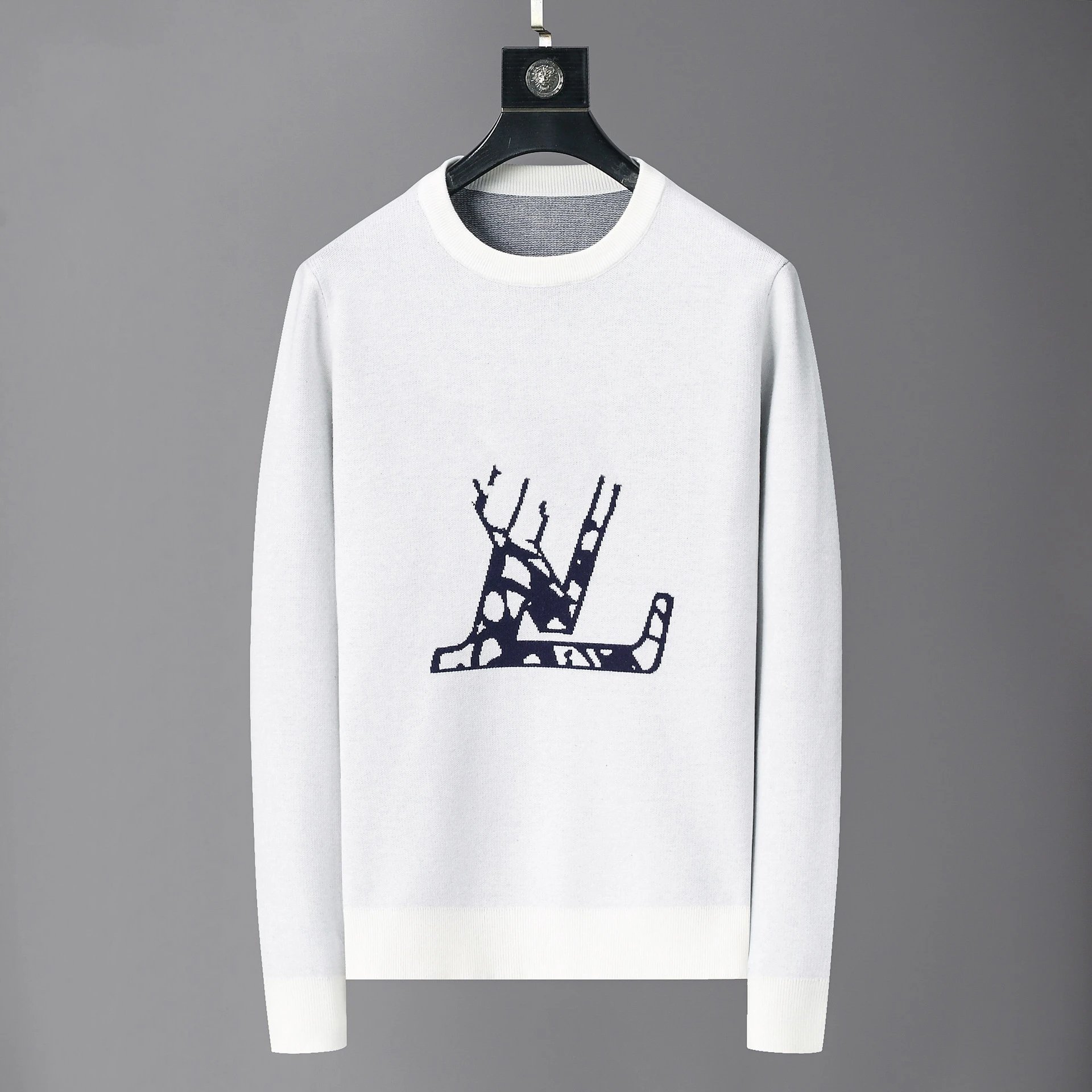 Louis Vuitton Monogram Knit Sweater White