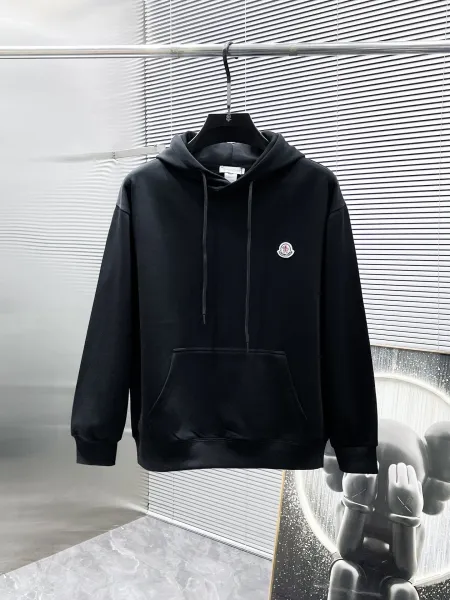 Louis Vuitton Monogram Embroidered Hoodie Black - 6