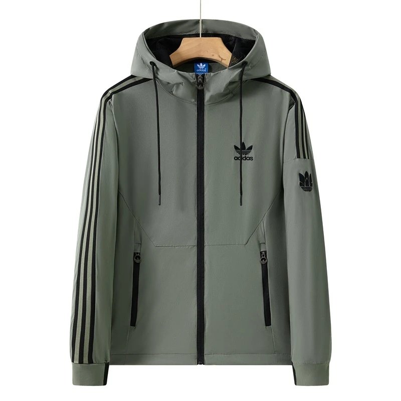 Nike Tech Fleece Windrunner Hooded Jacket Gray Outerwear - 15