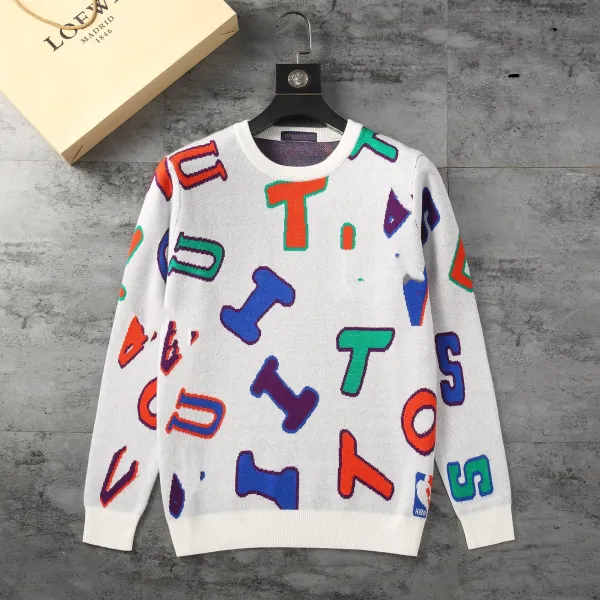 Loewe Multicolor Butterfly Knit Sweater - 7