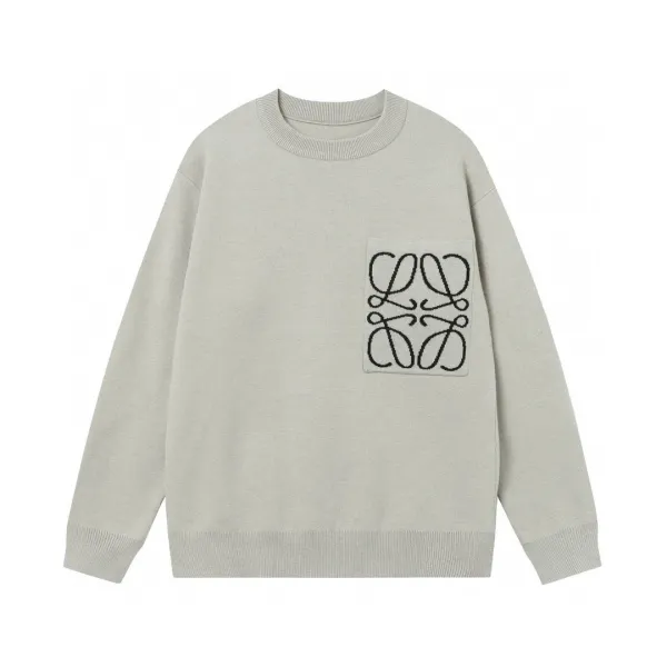 Gucci GG Monogram Knit Sweater Gray - 16