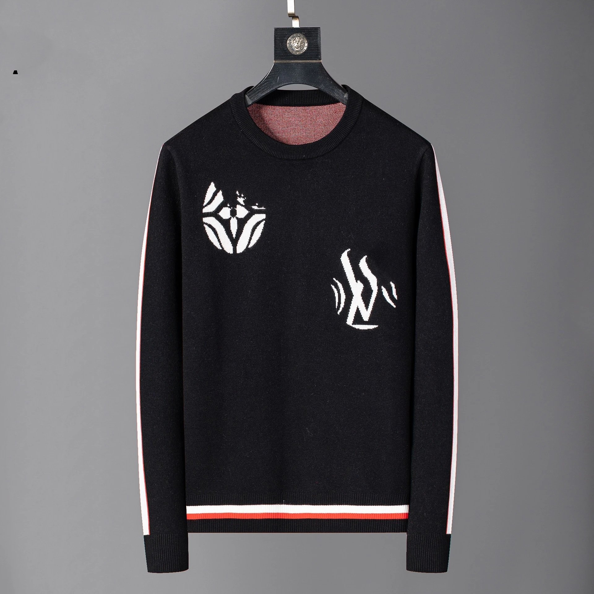 Louis Vuitton Monogram Knit Sweater Black