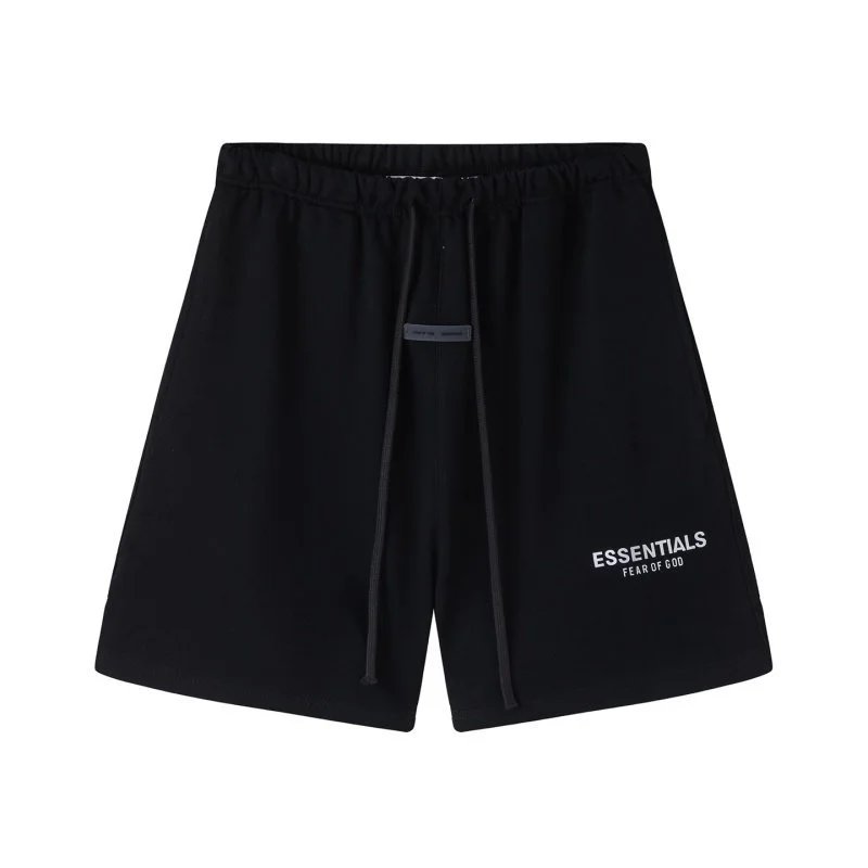 Fear of God Matching Sets Essentials logo crewneck T-shirt and shorts set — 14