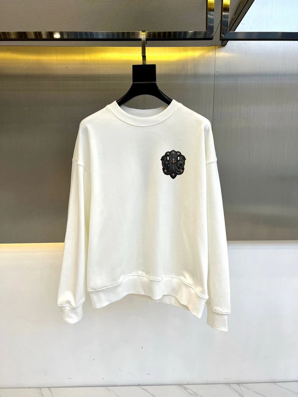 Fendi Monster Eyes Patch Black Sweatshirt Sweater - 10