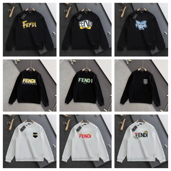 Fendi Roma Logo Crewneck Sweatshirt White Hoodie - 3