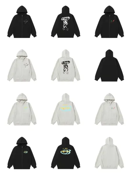 Design Rainbow Lightning Hoodie Black - 4