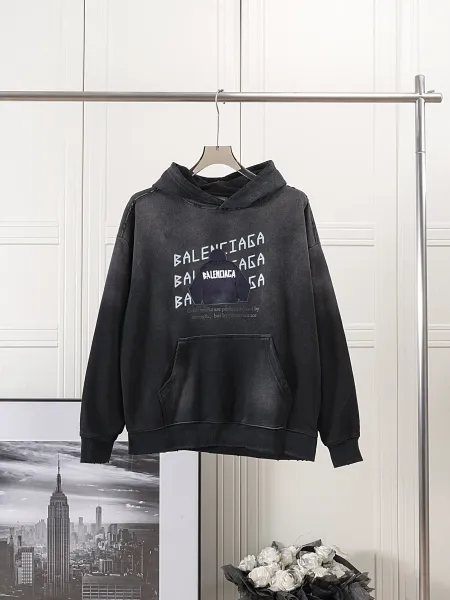 Louis Vuitton Monogram Embroidered Hoodie Black - 17