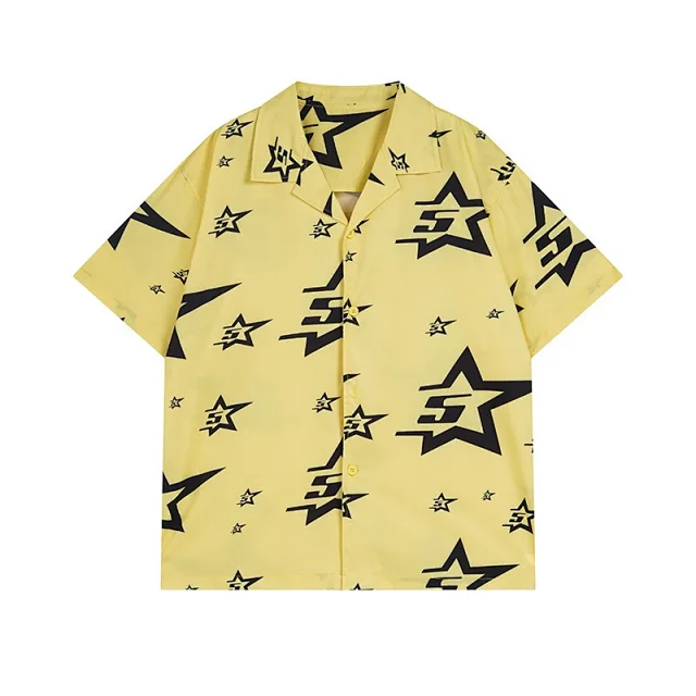 AMIRI Matching Sets Star Print Short-Sleeve Shirt and Shorts Set product detail image 9