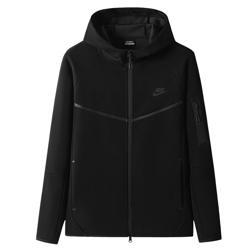 Nike Tech Fleece Hooded Jacket Black Hoodie