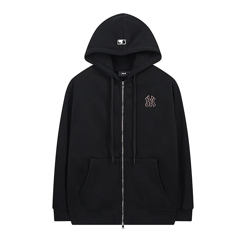 MLB New York Yankees All-Over Logo Light Blue Hoodie - 5