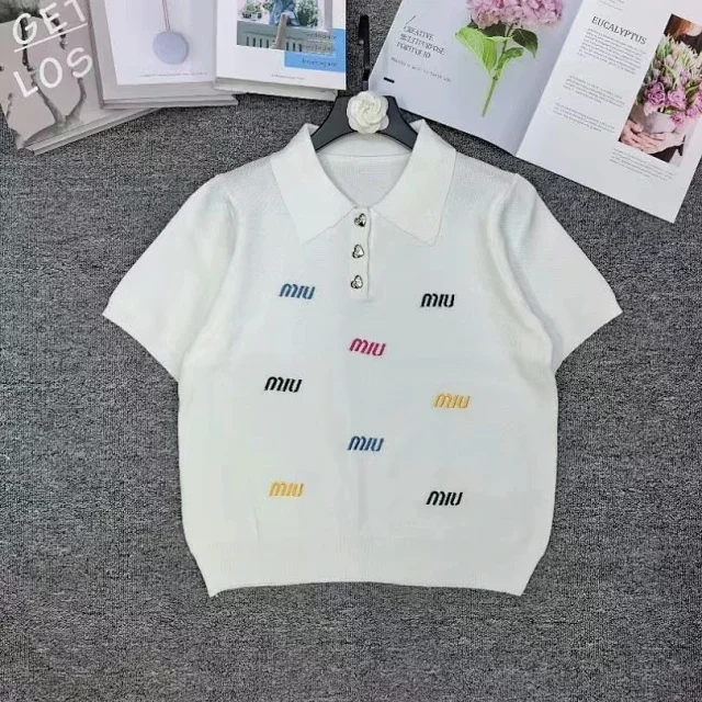 Louis Vuitton Knitwear Short-Sleeve Monogram Knit Polo product detail image 15