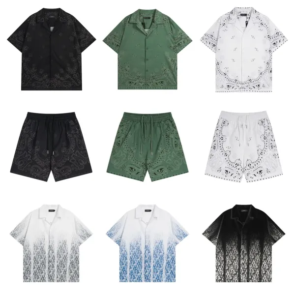Represent Station of the Club Green Short-Sleeve Shirt and Shorts Set - 3