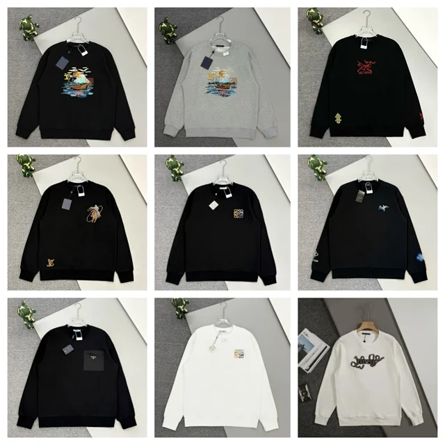 Louis Vuitton Hoodies & Sweatshirts Crewneck logo sweatshirt product detail image 1