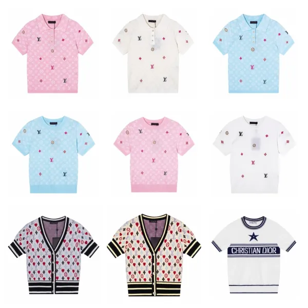 Chanel Knit T-Shirt with Multicolor CC Logo Embroidery White Sweater - 3