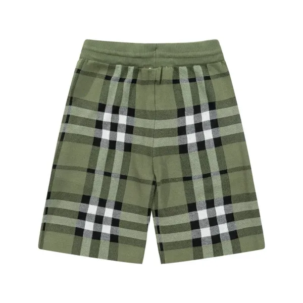 Design Plaid Knit Shorts Gray - 8