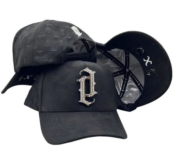 Hellstar Studios Studded Gothic Logo Baseball Cap Black - 4