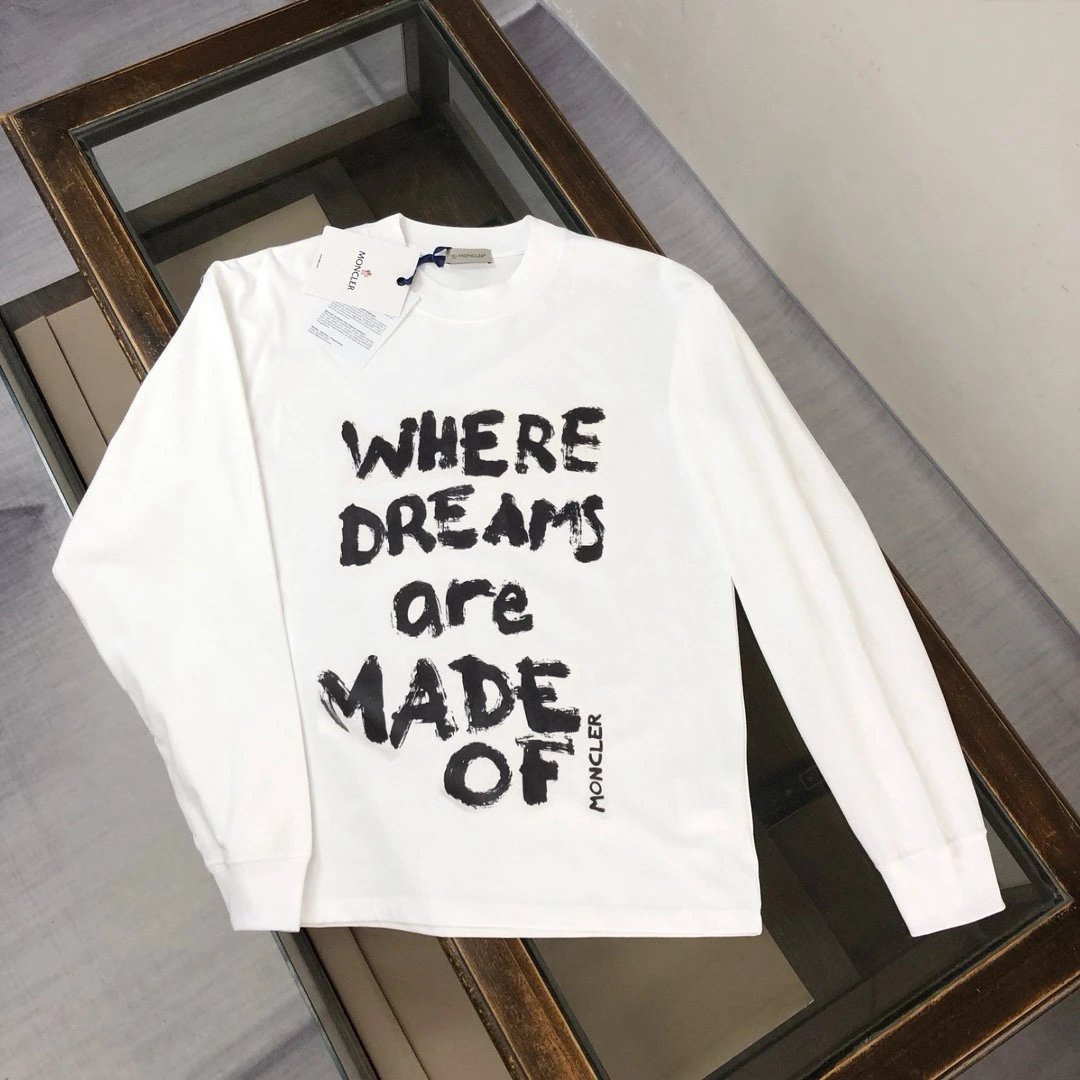 Moncler Bear Logo Long Sleeve T-Shirt White - 13