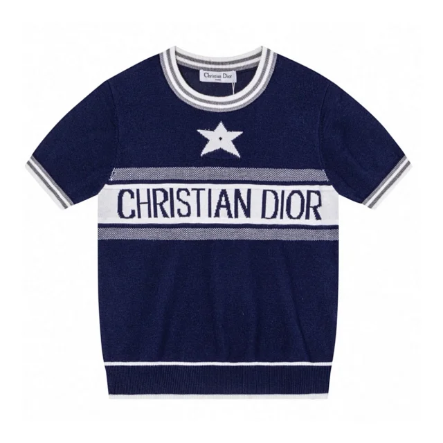Louis Vuitton Knitwear Short-Sleeve Monogram Knit Polo product detail image 11