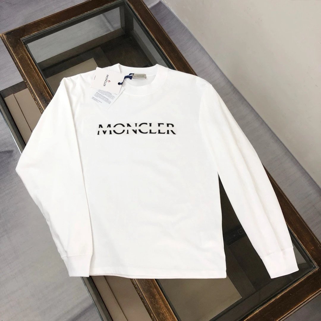 Moncler Bear Logo Long Sleeve T-Shirt White - 8
