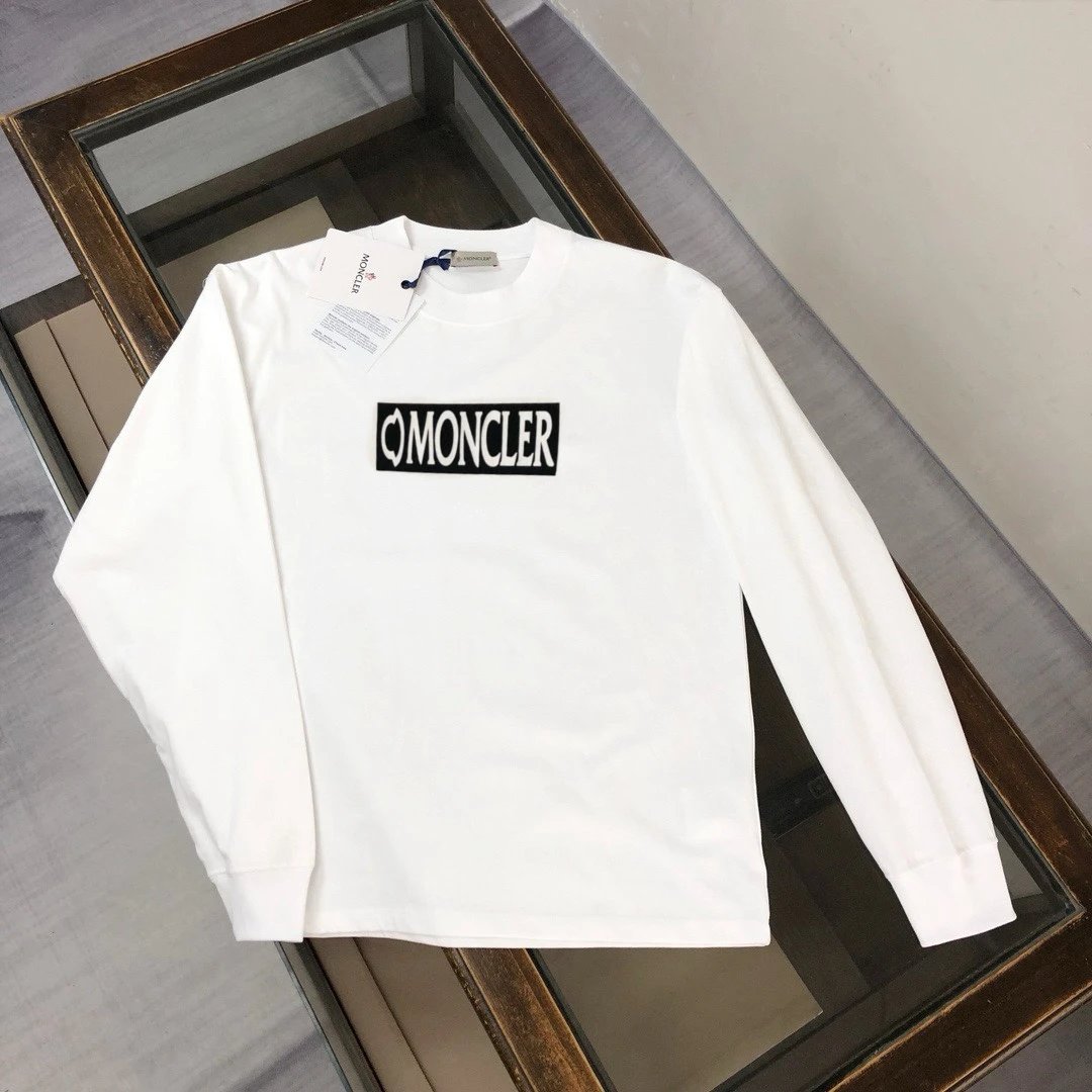 Moncler Bear Logo Long Sleeve T-Shirt White - 7