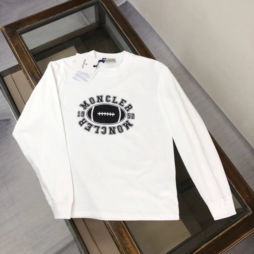 Moncler Bear Logo Long Sleeve T-Shirt White - 17