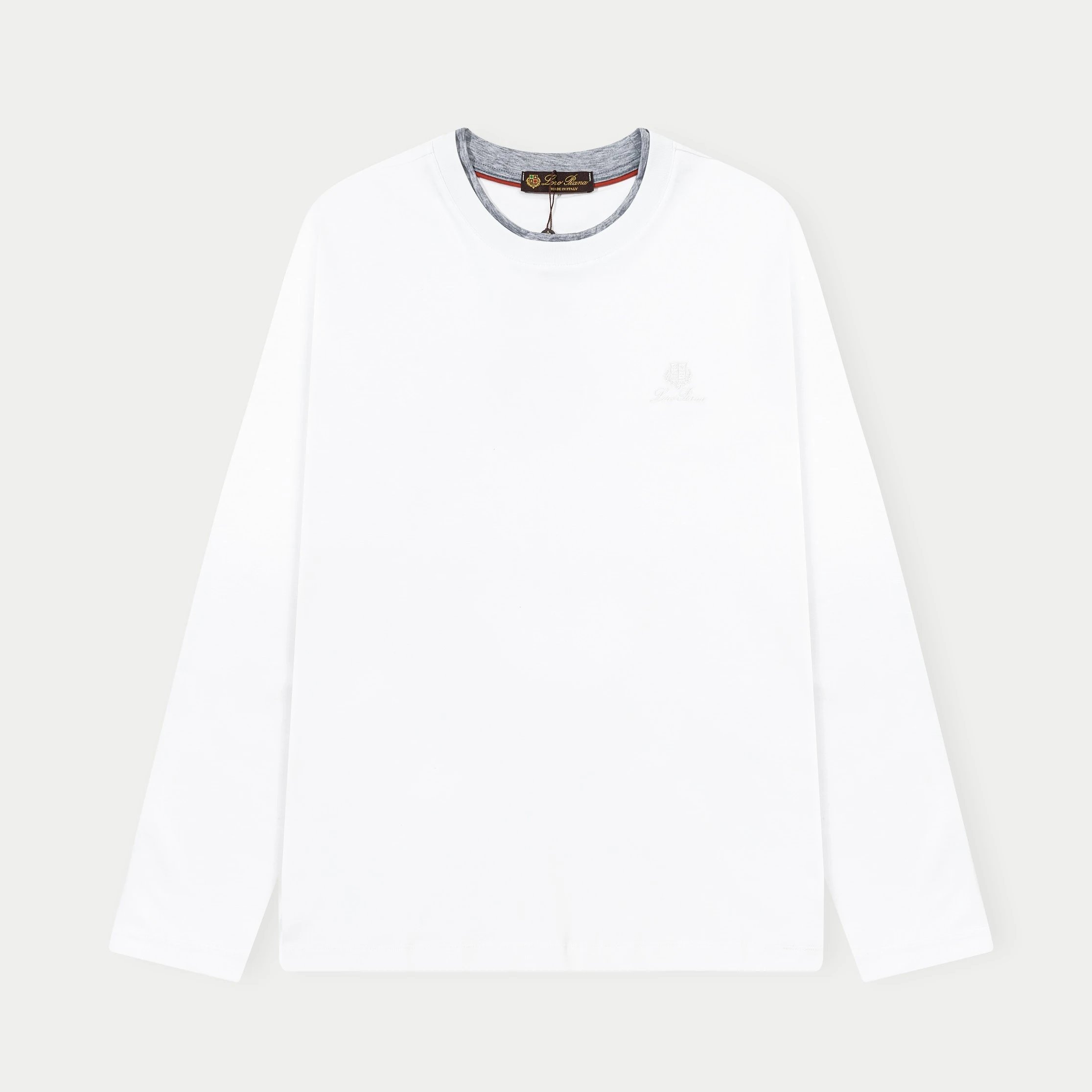 Loro Piana T-Shirts Long-Sleeve Layered Crew-Neck T-Shirt — 02
