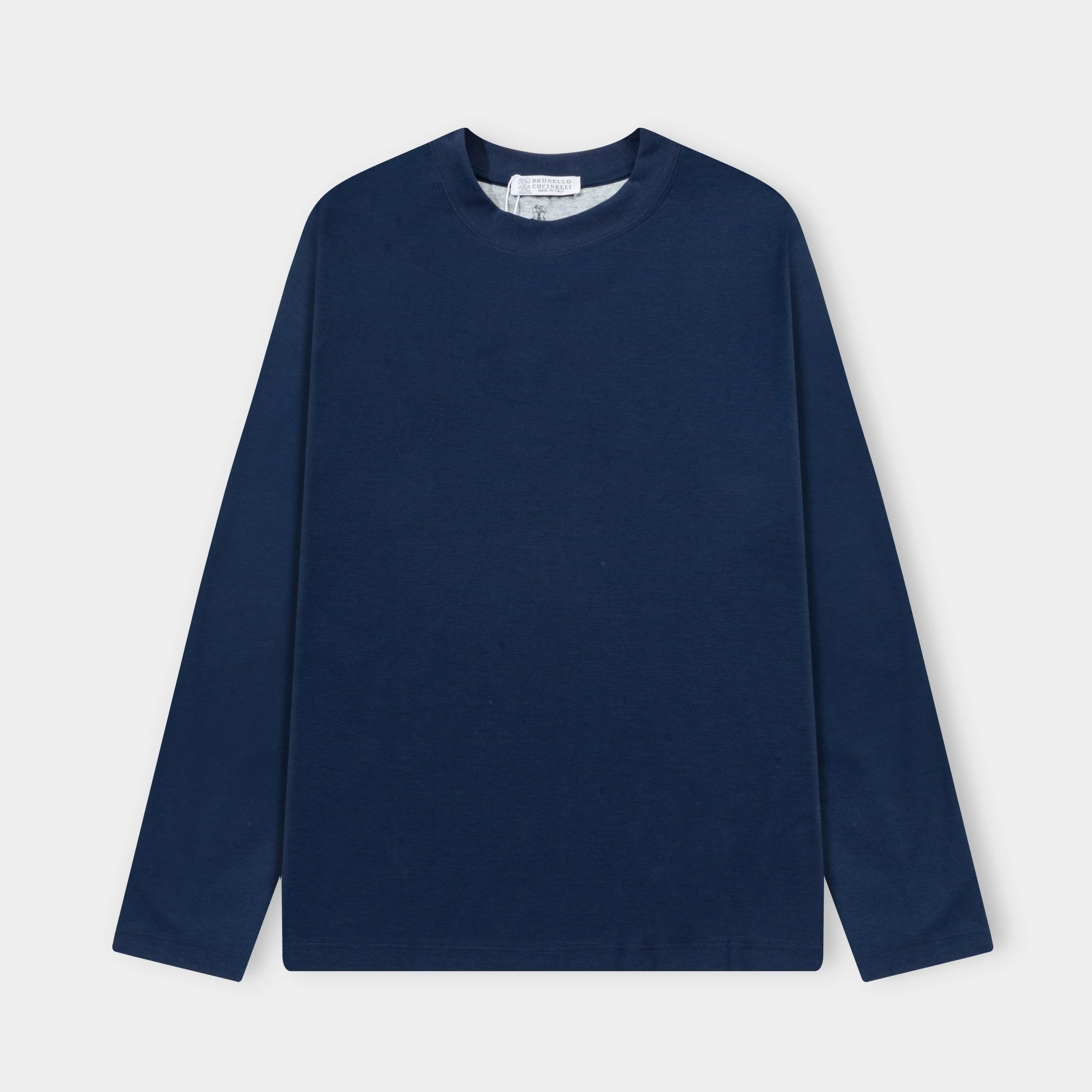 Loro Piana T-Shirts Long-Sleeve Layered Crew-Neck T-Shirt — 10