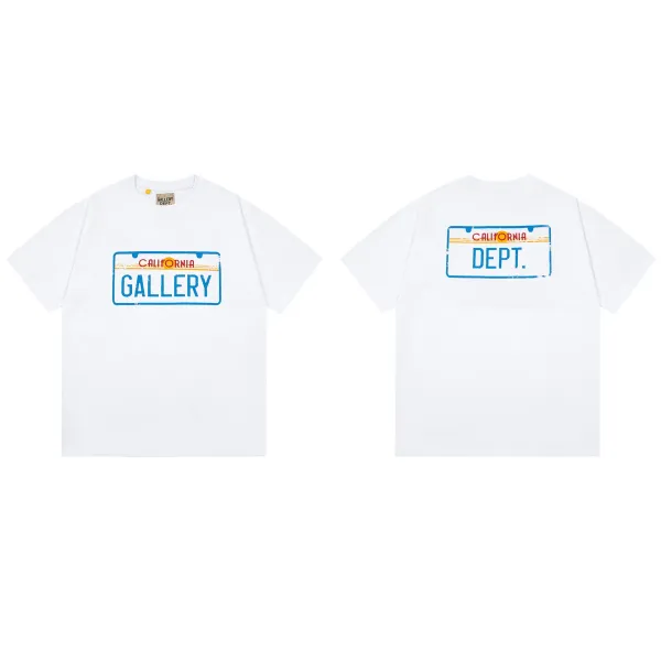 Gallery Dept California License Plate T-Shirt White - 17