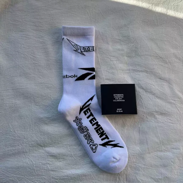 Vetements x Reebok Sport Socks White - 1