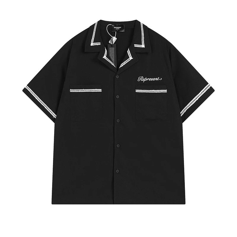 Represent Short-Sleeve Shirt Black