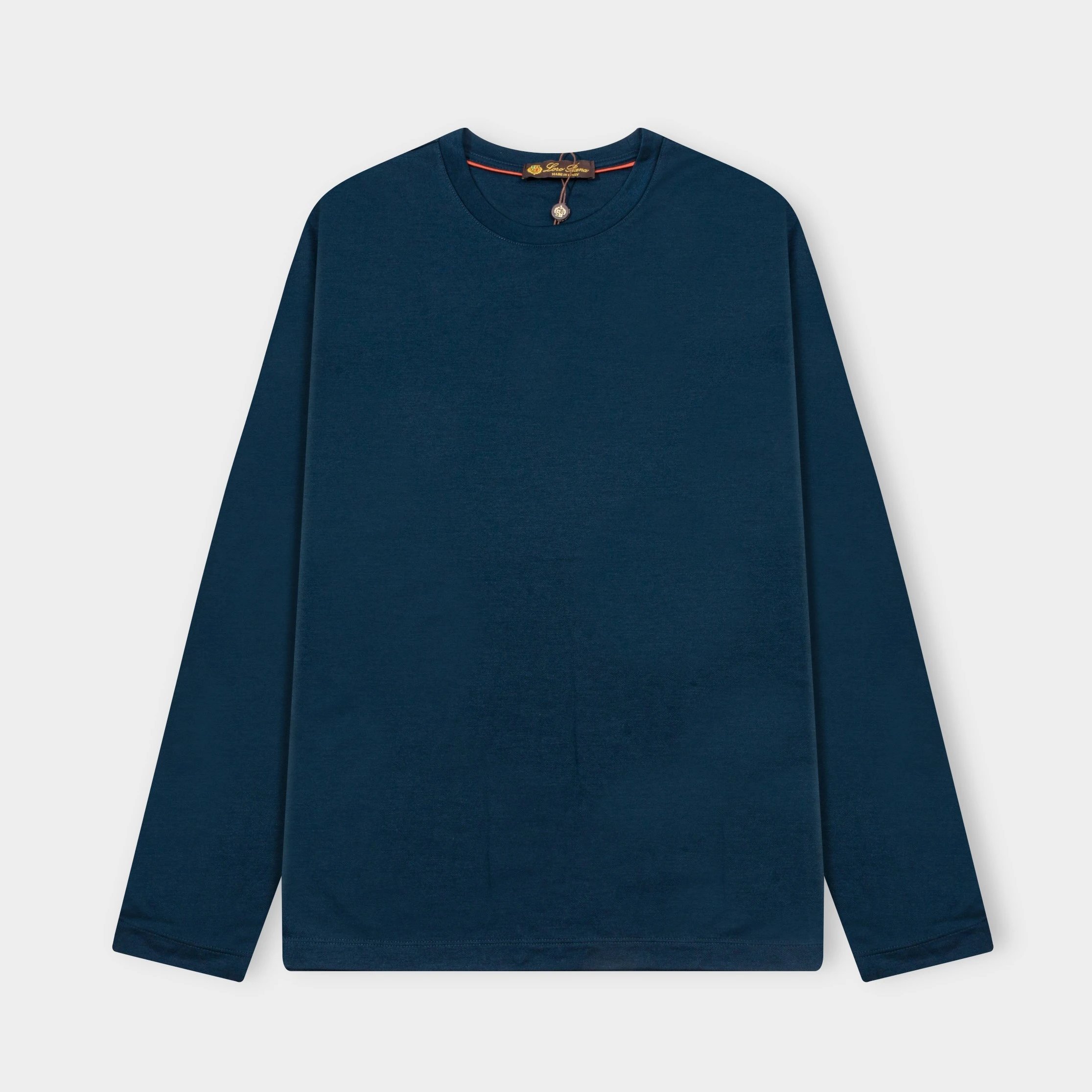 Loro Piana T-Shirts Long-Sleeve Layered Crew-Neck T-Shirt — 20