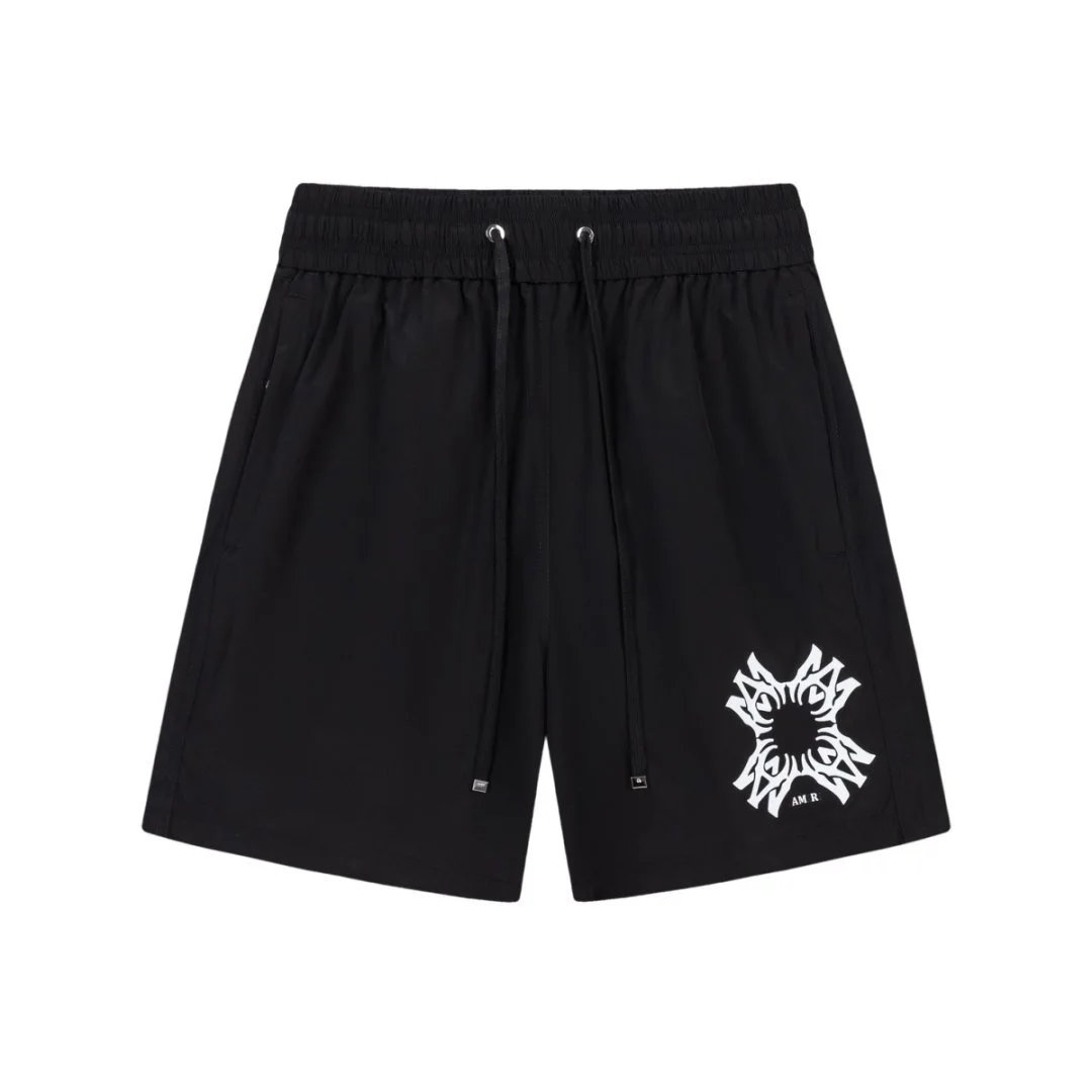 Amiri Shorts Drawstring Logo — 01