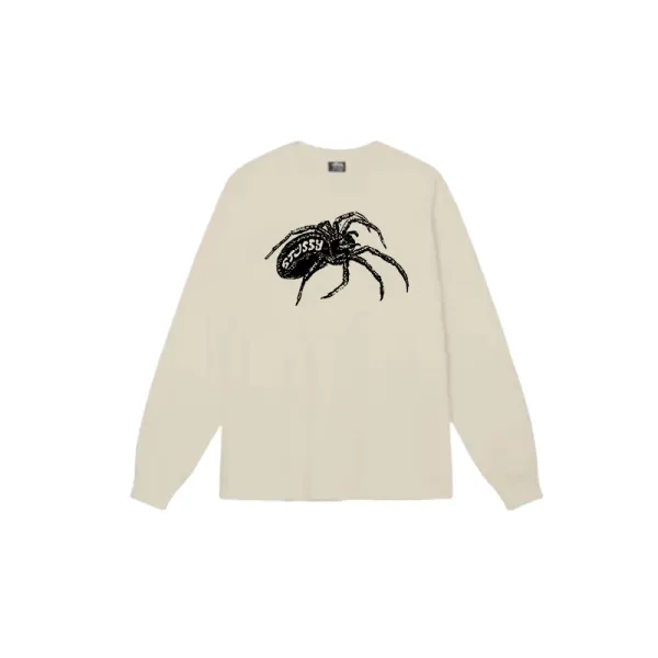 Stussy Spring 20 Floral Graphic Long-Sleeve T-Shirt Black - 9