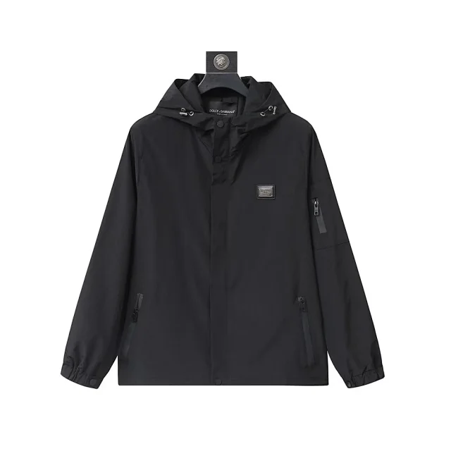 Dolce & Gabbana Hooded zip-up jacket product detail image 2