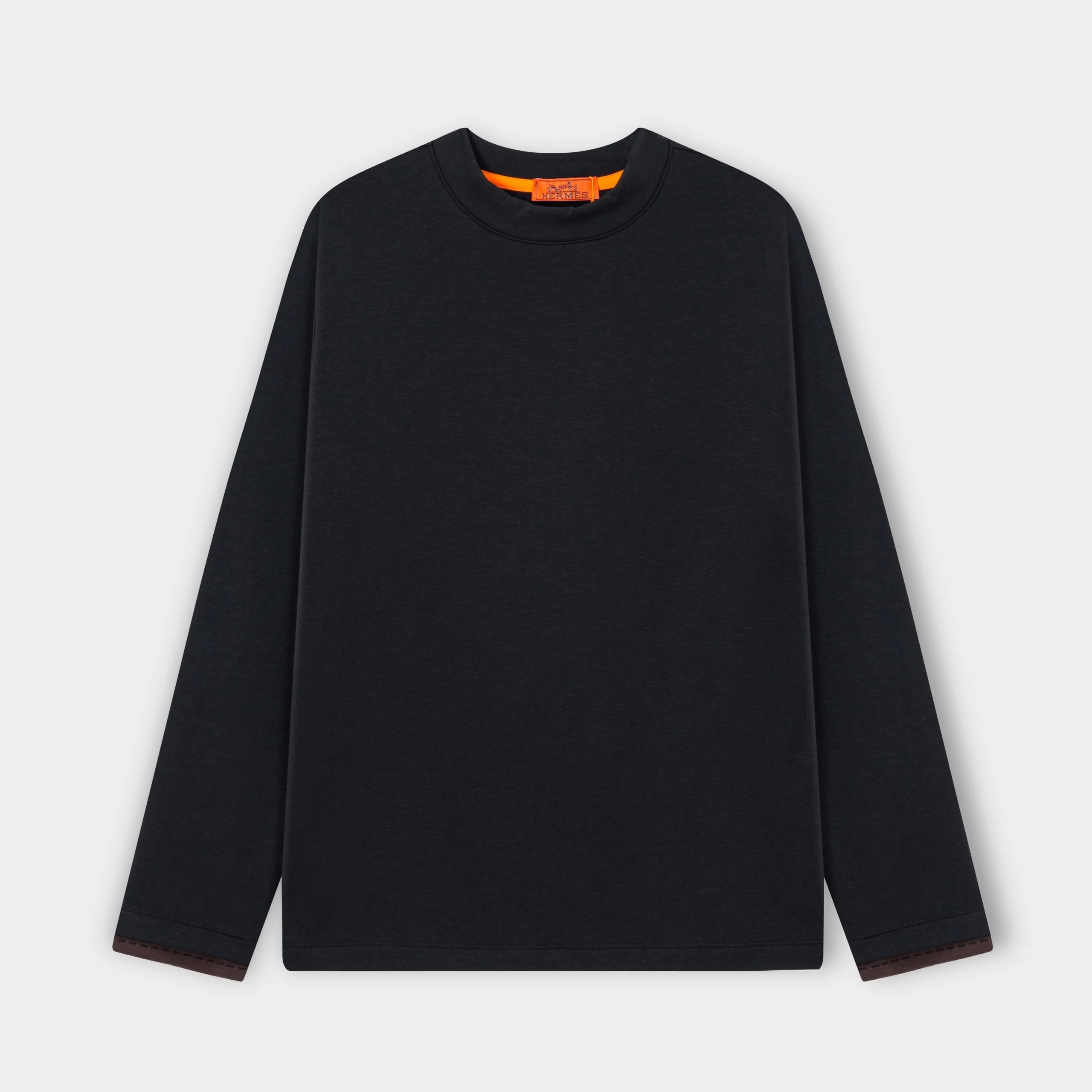 Loro Piana T-Shirts Long-Sleeve Layered Crew-Neck T-Shirt — 24