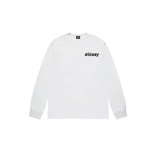 Stussy Spring 20 Floral Graphic Long-Sleeve T-Shirt Black - 6