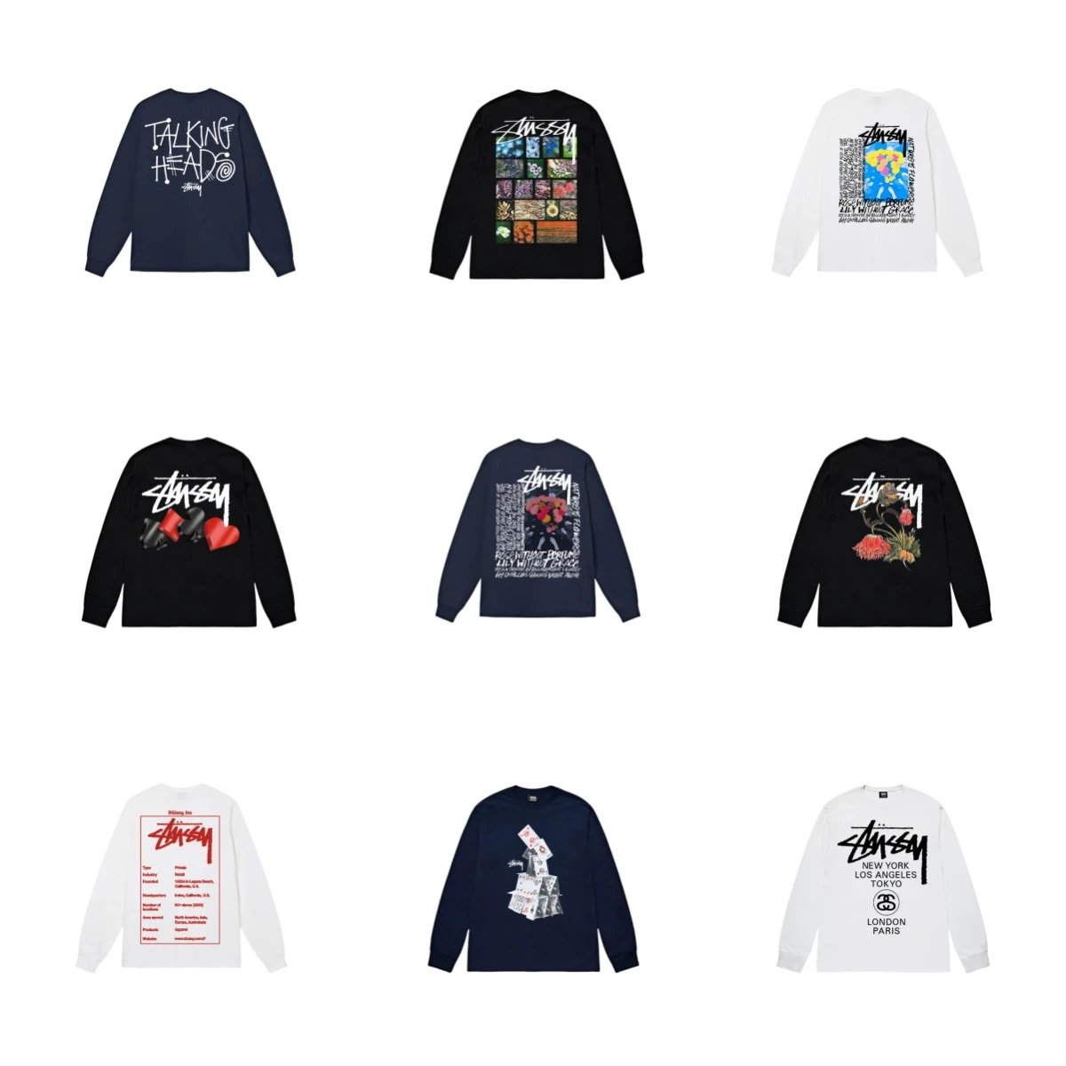 Stussy Built Tough Worldwide Since 1980 Long Sleeve T-Shirt Black - 3