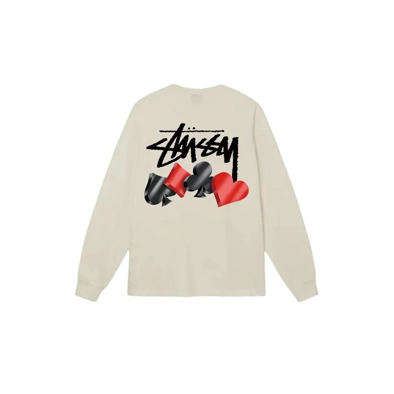 Stussy Built Tough Worldwide Since 1980 Long Sleeve T-Shirt Black - 8